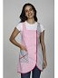 Pichi maestra vichy rojo y gris